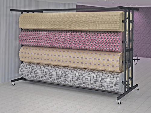Espositore per tappeti in metallo - RLS-13 - AKDENIZ Display Systems - per negozio