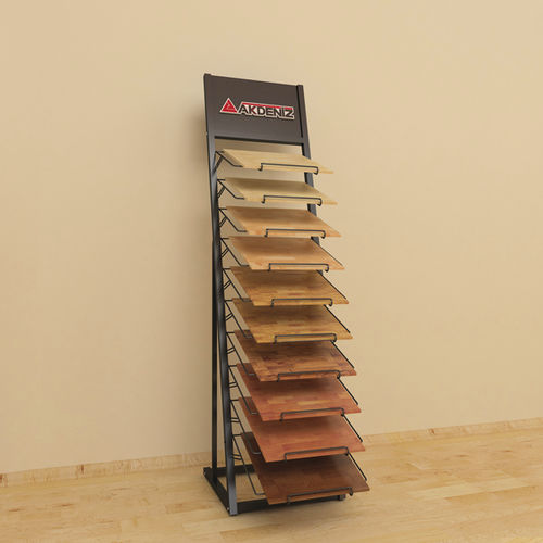 Espositore per parquet - LS-1201 - AKDENIZ Display Systems - in metallo / per negozio
