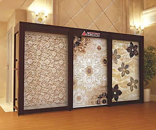 Espositore per tappeti in metallo - 204 - AKDENIZ Display Systems - per negozio