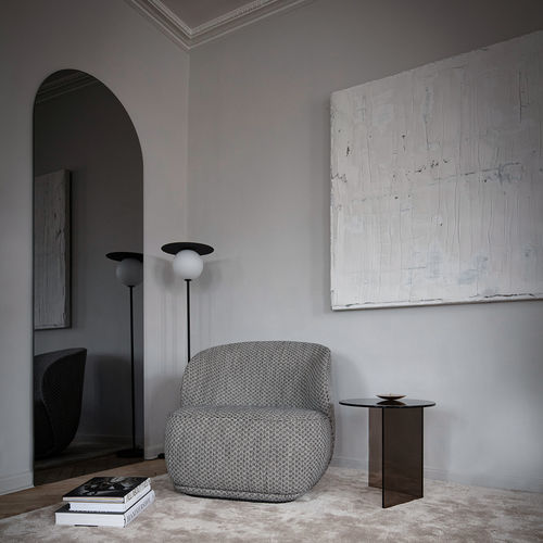 Specchio a muro - ARC - Friends & Founders - contemporaneo / curvo / argentato