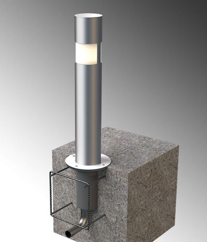 Lampioncino per spazio pubblico - SSLA / LBPA / SSLS  - CALPIPE SECURITY BOLLARDS - contemporaneo / in acciaio inossidabile / LED
