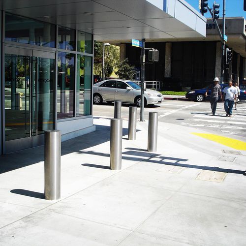 Dissuasore di sicurezza - LBMA  - CALPIPE SECURITY BOLLARDS - a scomparsa / in acciaio inossidabile
