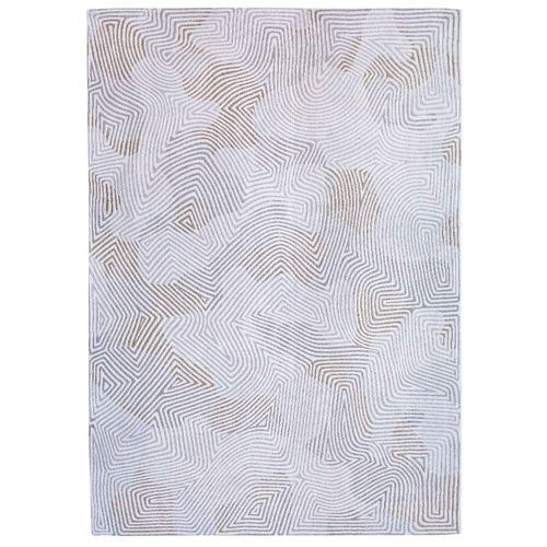 Tappeto contemporaneo - OYSTER - Louis De Poortere - a righe / a tinta unita / in poliestere