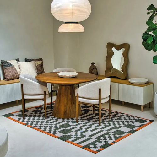 Tappeto contemporaneo - DEEP GREEN - Louis De Poortere - geometrico / in poliestere / in poliestere (PES)