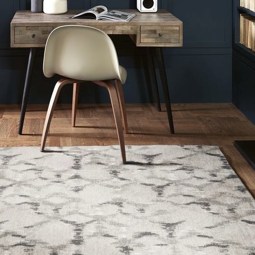 Tappeto contemporaneo - SUDARE - CARBON 8753 - Louis De Poortere - geometrico / in carbonio / rettangolare