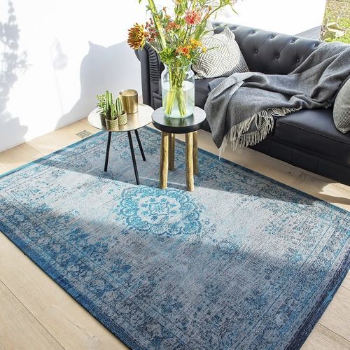 Tappeto contemporaneo - GREY TURQUOISE 8255 - Louis De Poortere - con motivo ad arabeschi / in plastica / in poliestere (PES)