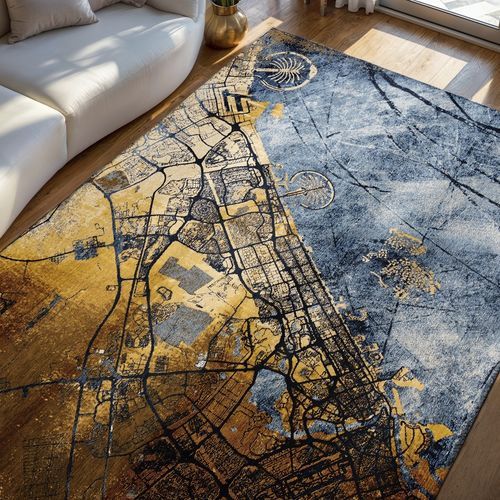 Tappeto contemporaneo - DUBAI - Louis De Poortere - geometrico / in plastica riciclata / in poliestere (PES)