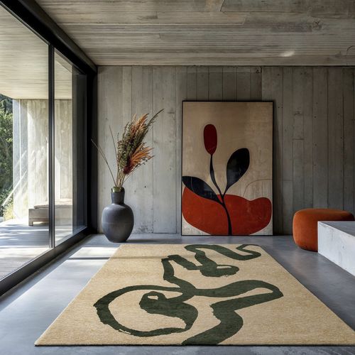 Tappeto contemporaneo - GARDEN SPIRIT 9848 - Louis De Poortere - con motivo astratto / in poliestere / in plastica riciclata