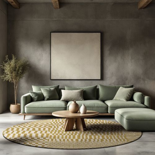 Tappeto contemporaneo - ERG 9648 - Louis De Poortere - a motivi / in plastica riciclata / in poliestere