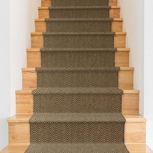 Tappeto contemporaneo - SCHAFT - Tasibel - con motivi geometrici / in sisal / rettangolare