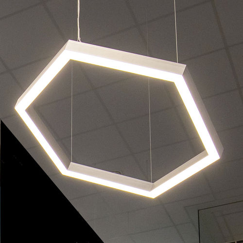 Luce a sospensione - HEXAGON - LED LAB - LED / esagonale / IP20
