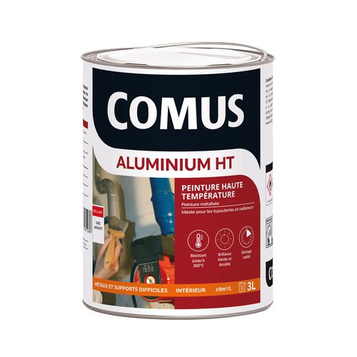 Pittura di fondo - ALUMINIUM HT  - Comus - termoisolante / da esterno / interno