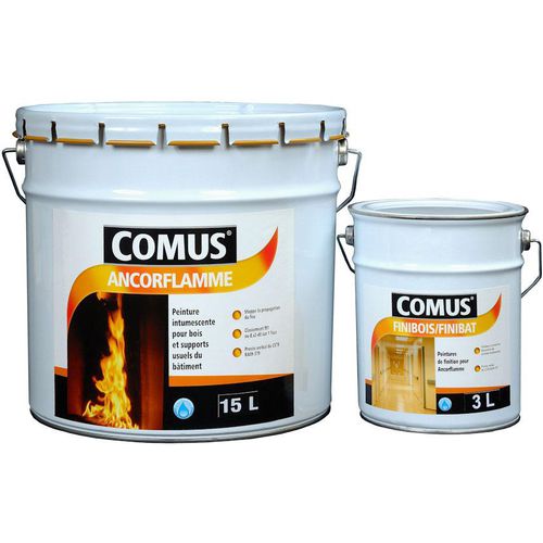 Pittura antincendio - ANCORFLAMME & FINIBOIS - Comus - termoisolante / da esterno / interno