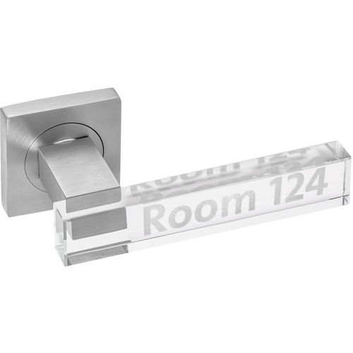 Maniglia per porta - GUIDERO Holland BV - in acciaio inossidabile / in cristallo / contemporanea