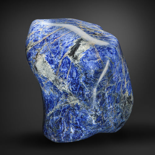 Scultura in pietra naturale - GUIDERO_SODALITE_GEMSTONE_SOD2_155kg - GUIDERO Holland BV