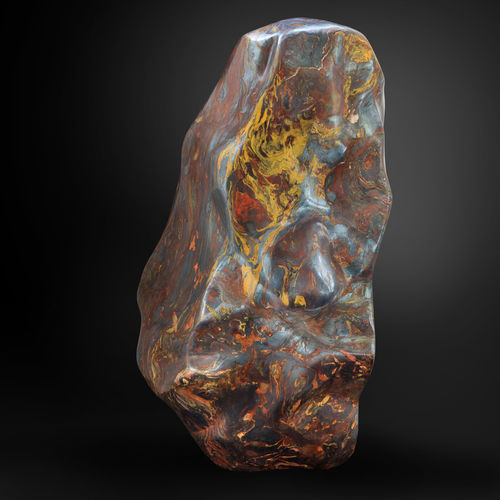 Scultura in pietra naturale - GUIDERO_JASPER_SUNSET_GEMSTONE_S2_135kg - GUIDERO Holland BV