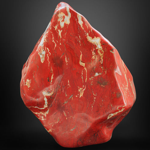 Scultura in pietra naturale - GUIDERO_RED_JASPER_GEMSTONE_RSJ16_294kg - GUIDERO Holland BV