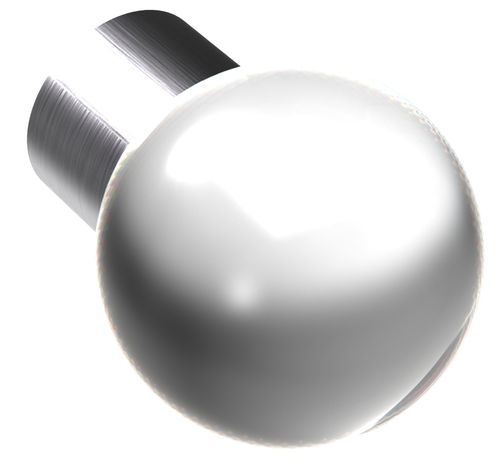 Pomello per porta contemporaneo - GUIDERO_CRYSTAL-FURNITURE_KNOB_GLOBE_SPHERE - GUIDERO Holland BV - in cristallo