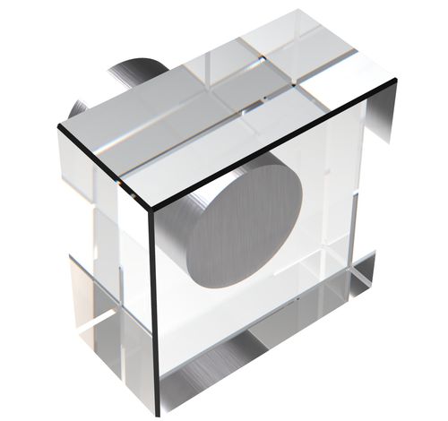 Pomello per mobile contemporaneo - SQUARE - GUIDERO Holland BV - in cristallo