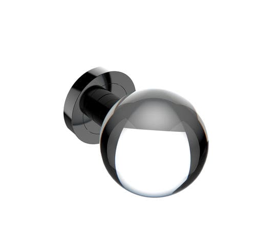 Pomello per porta contemporaneo - GLOBE S SQ SATIN - GUIDERO Holland BV - in cristallo