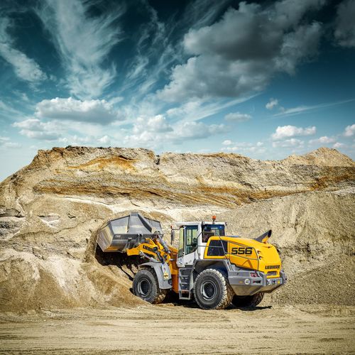 Pala su ruote - L 556 XPOWER - Liebherr  - diesel / per cantiere / Tier 4 intermedia