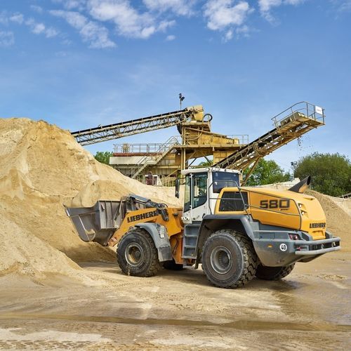 Pala su ruote - L 580 XPOWER - Liebherr  - diesel / per cantiere / Tier 4 intermedia