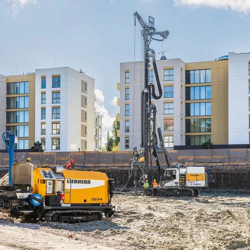 Perforatrice con motore diesel - LRB 19 - Liebherr  - elettrica / meccanica / rotativa