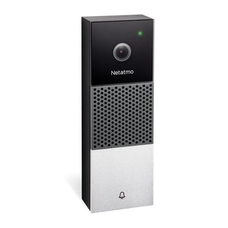 Videocitofono in acciaio inossidabile - SMART - Netatmo - da parete / da interno / con videocamera
