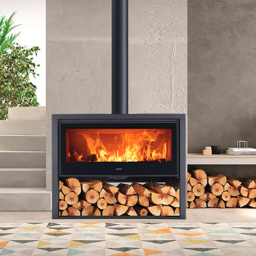 Stufa a legna - ALLEGRO - Panadero - 9 kW / multicombustibile / da appoggio