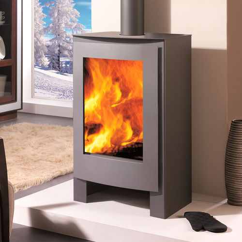 Stufa a legna - NEVADA - Panadero - 10 kW...20 kW / da appoggio / contemporanea