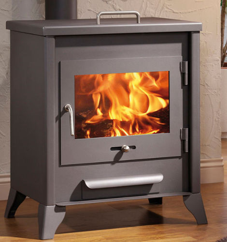 Stufa a legna - NIMES - Panadero - 10 kW...20 kW / contemporanea / in acciaio