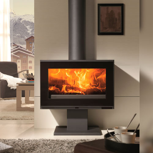 Stufa a legna - MAJA-S - Panadero - 5 kW...10 kW / multicombustibile / con piedi