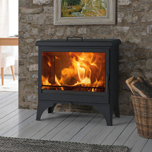 Stufa a legna - BOHEME - Panadero - 5 kW...10 kW / multicombustibile / con piedi