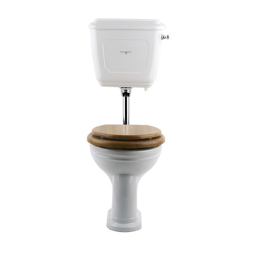 WC da appoggio - 2865/2866/6862/6861 - Perrin & Rowe - in porcellana / con sciacquone in alto / con cassetta a zaino