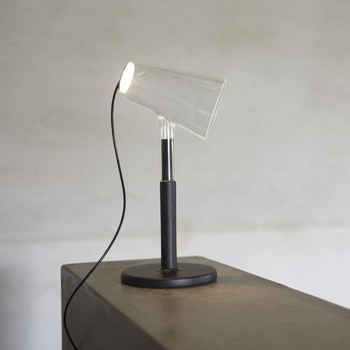 Lampada da tavolo - THE SIBLINGS - Per/Use - in vetro borosilicato / in legno / contemporanea