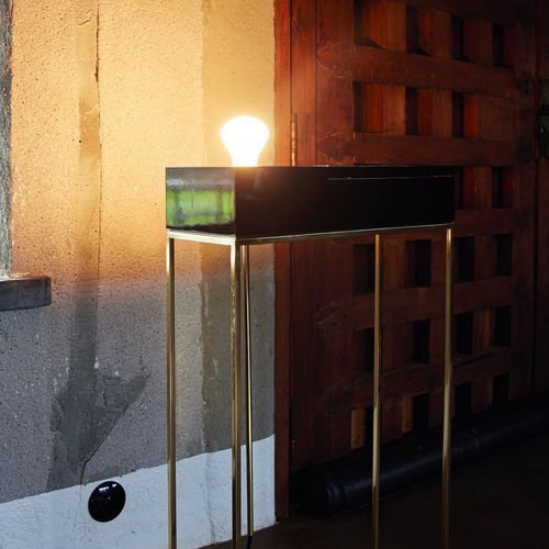 Consolle contemporanea - DON'T FORGET ME - Per/Use - in legno / in rame / rettangolare