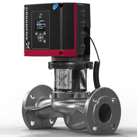 Pompa ad acqua - TPE3, TPE2 INLINE - Grundfos - in ghisa / in acciaio inossidabile
