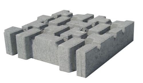 Pavé in calcestruzzo - RB6 - mvb - da esterno / carrabile / drenante
