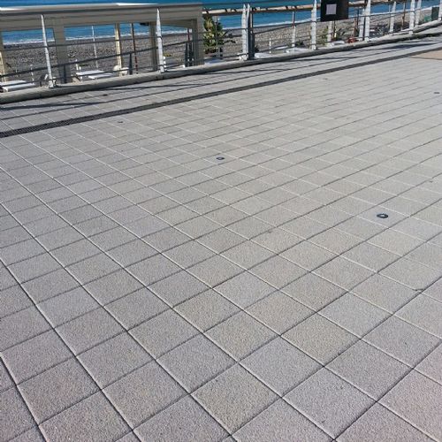 Pavé in calcestruzzo - QUADRO - mvb - da esterno / carrabile / permeabile