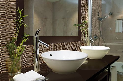 Piastrella in vetro - WAVE - eidos glass - 3D / da interno / da bagno