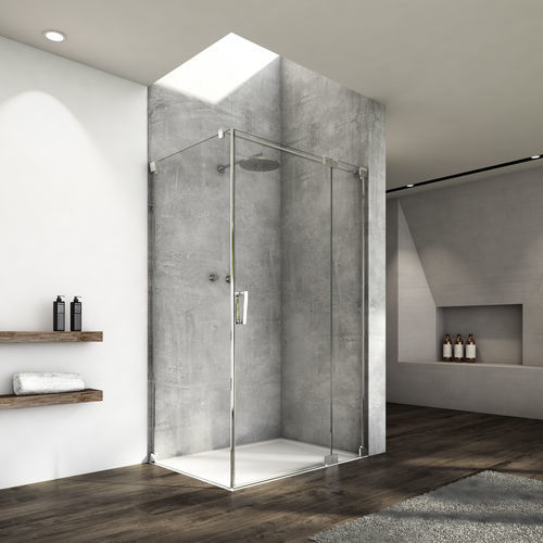 Parete doccia fissa - CADURA : CA13+CAT1 - Ronal - pivotante / d'angolo / in vetro Securit®