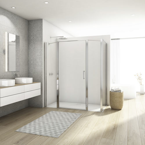 Parete doccia fissa - DIVERA D22FF - Ronal - in vetro Securit® / vetro trasparente / 6 mm