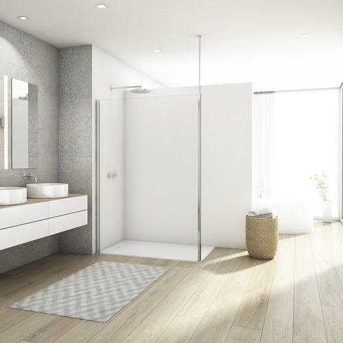 Parete doccia fissa - WALK-IN DIVERA D22WI1V - Ronal - d'angolo / in vetro Securit® / vetro trasparente