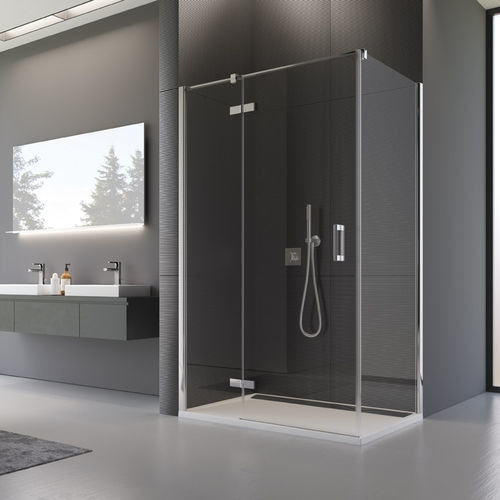 Parete doccia pivotante - PUR : PU13P + PUDT2P - Ronal - fissa / in vetro Securit® / vetro trasparente