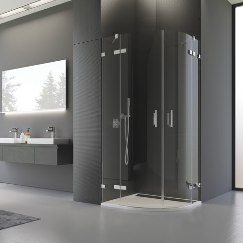 Parete doccia battente - PUR : PU4 - Ronal - curva / d'angolo / in vetro Securit®
