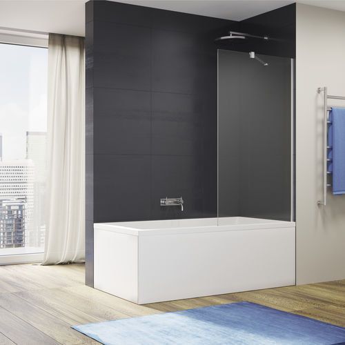 Sopravasca fisso - EASY : STR4P6B - Ronal - in vetro Securit® / con un pannello / vetro trasparente