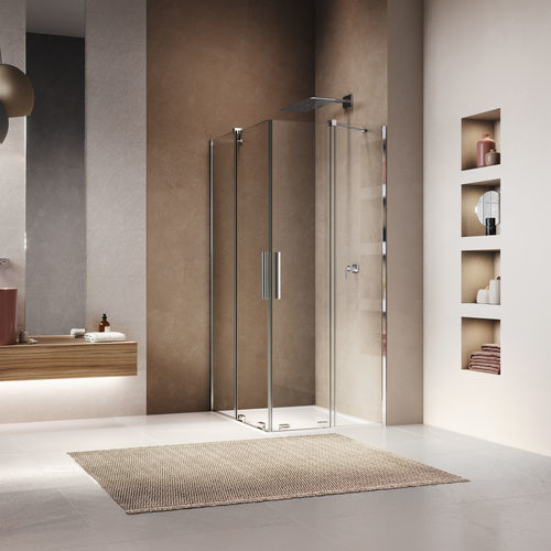 Parete doccia scorrevole - AMALIA D35SE2 - Ronal - d'angolo / in vetro Securit® / vetro trasparente
