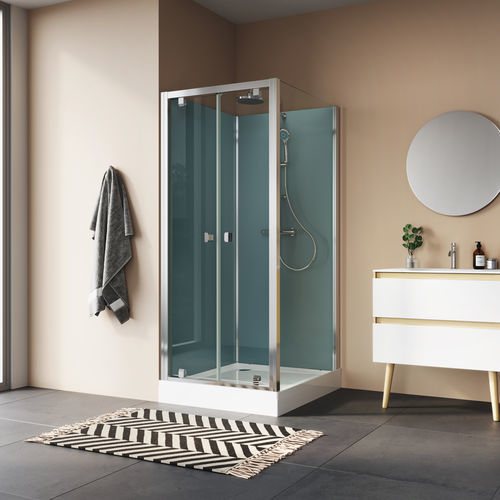 Parete doccia battente - MODUL'R ARELIA 1200 - Ronal - quadrata / su piatto doccia / in vetro Securit®