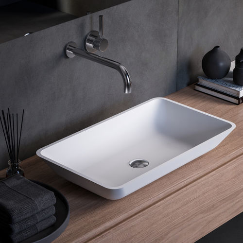 Lavabo da appoggio - TW - Ronal - in Solid Surface / personalizzabile / finitura opaca