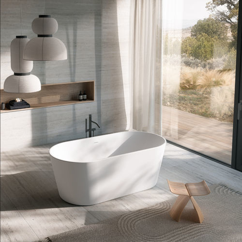 Vasca da bagno ovale - ALCHEMY - Ronal - da appoggio / per ambiente abitativo / in acrilico